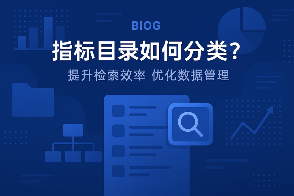 指标目录如何分类？提升检索效率优化数据管理