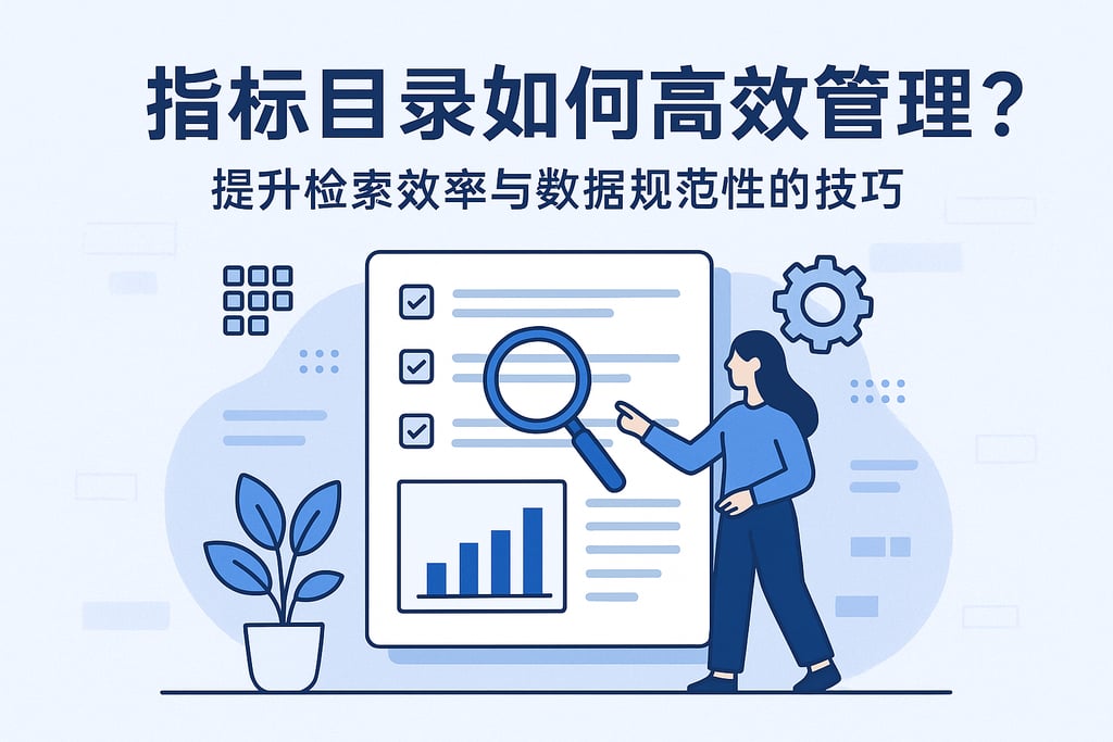 指标目录如何高效管理？提升检索效率与数据规范性的技巧