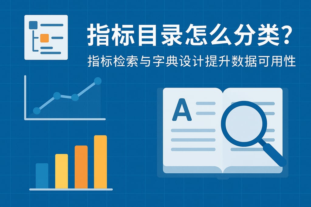 指标目录怎么分类？指标检索与字典设计提升数据可用性
