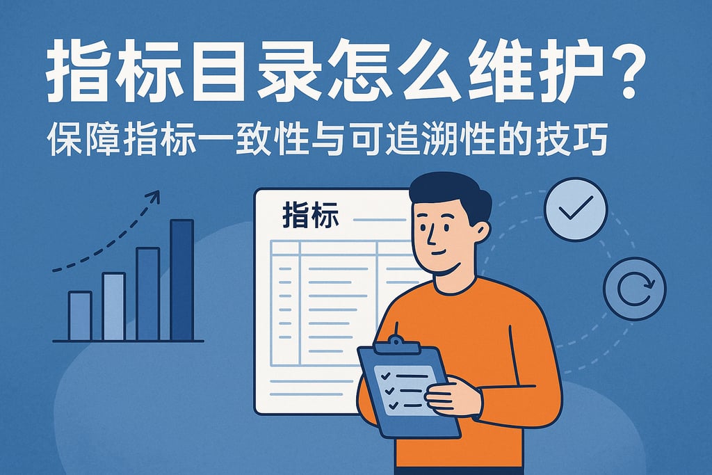 指标目录怎么维护？保障指标一致性与可追溯性的技巧