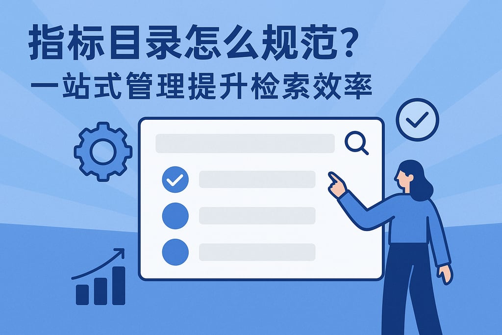 指标目录怎么规范？一站式管理提升检索效率