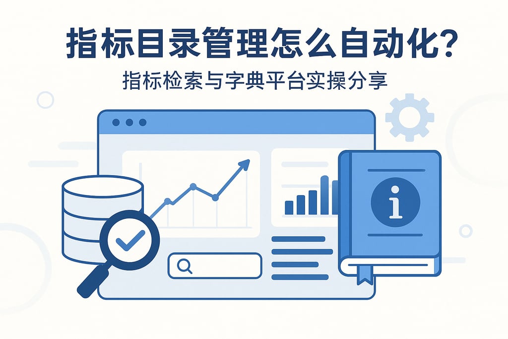 指标目录管理怎么自动化？指标检索与字典平台实操分享