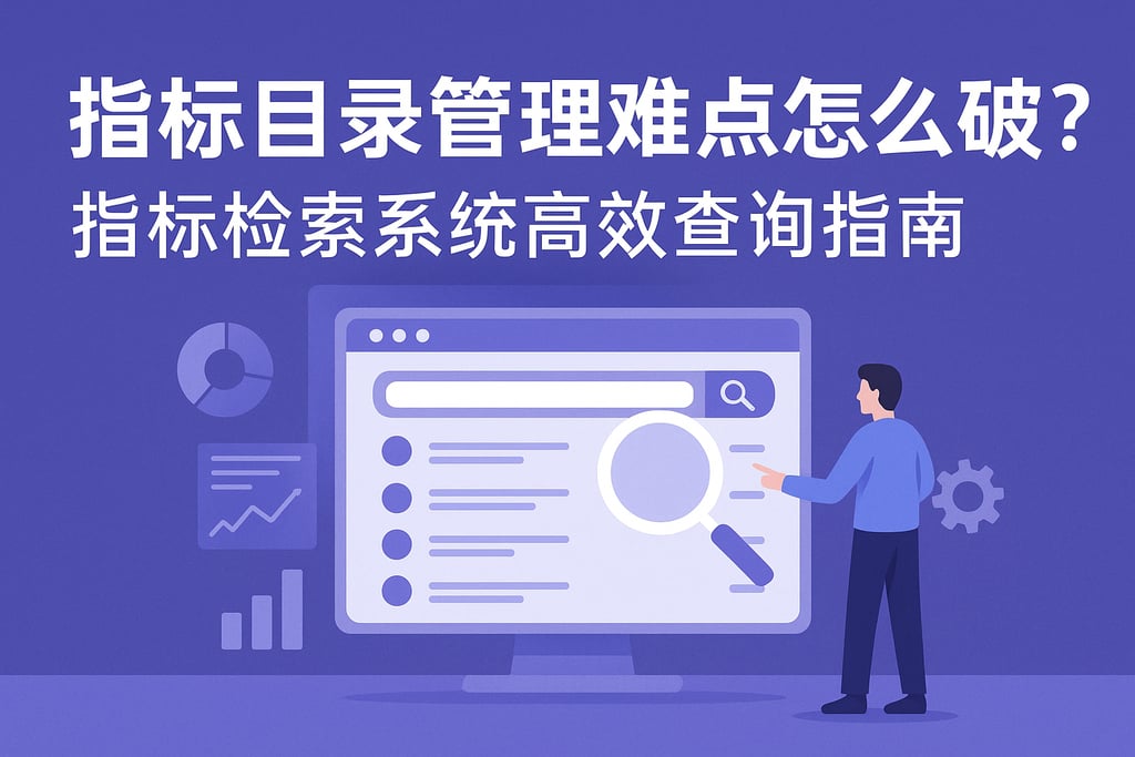指标目录管理难点怎么破？指标检索系统高效查询指南