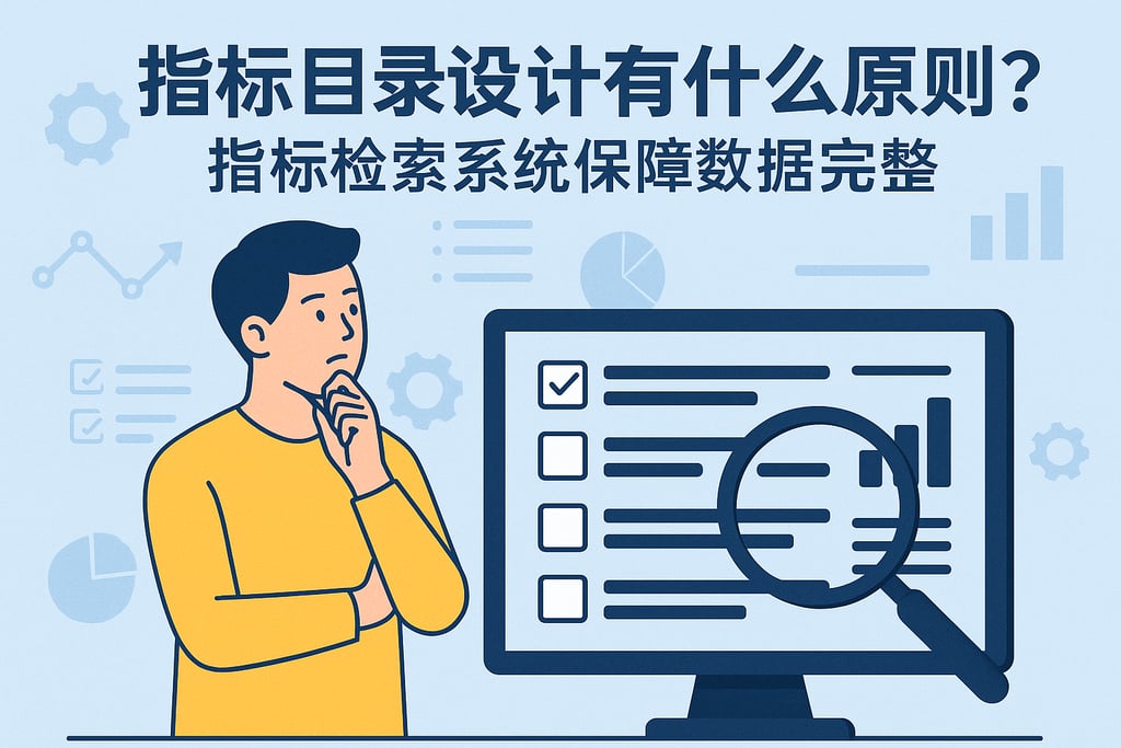 指标目录设计有什么原则？指标检索系统保障数据完整
