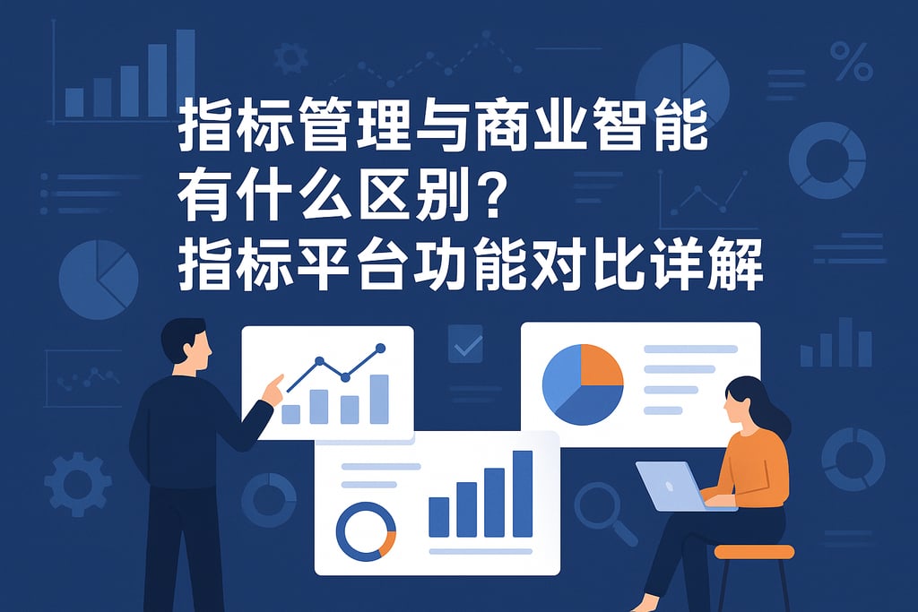 指标管理与商业智能有什么区别？指标平台功能对比详解