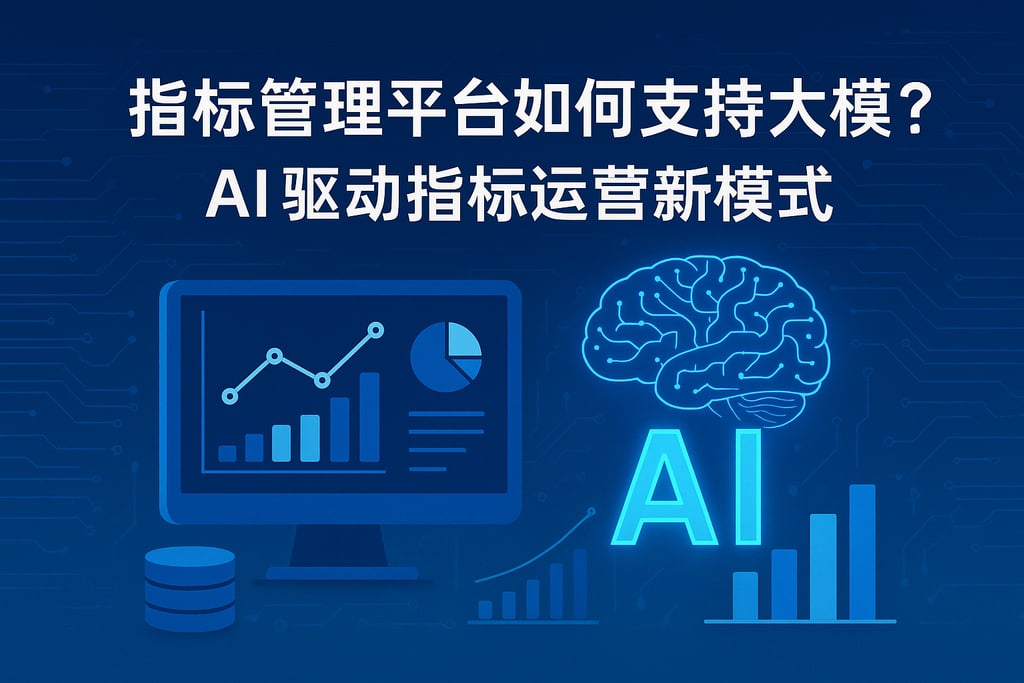 指标管理平台如何支持大模型？AI驱动指标运营新模式
