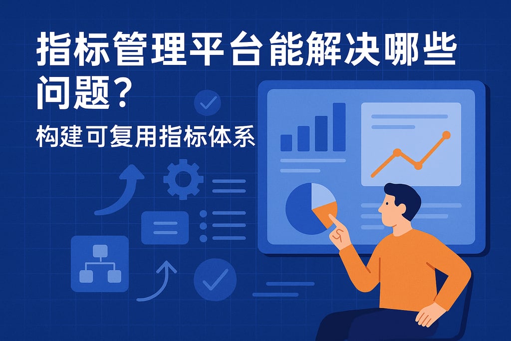 指标管理平台能解决哪些问题？构建可复用指标体系
