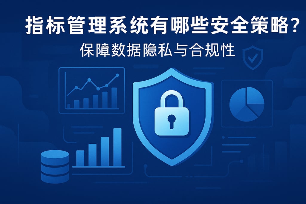 指标管理系统有哪些安全策略？保障数据隐私与合规性