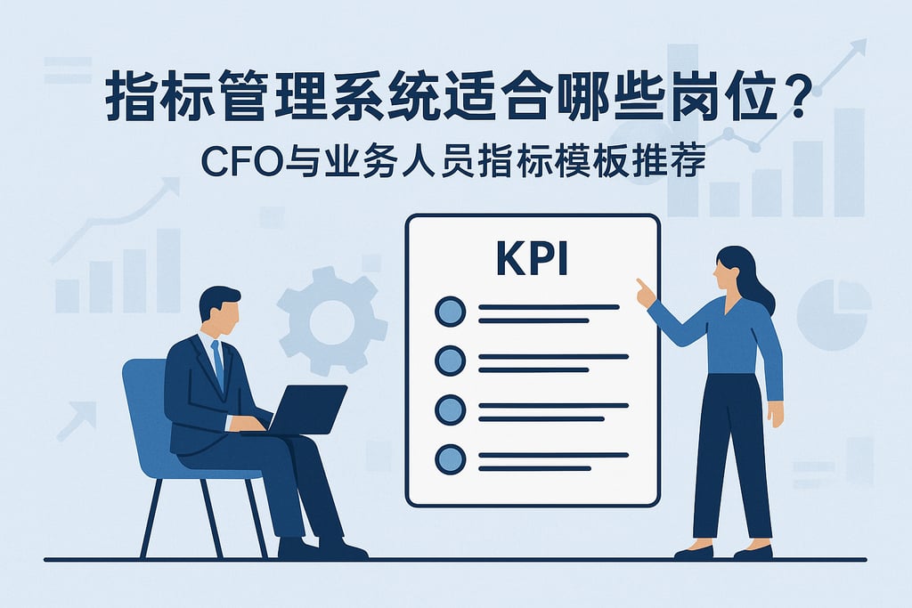 指标管理系统适合哪些岗位？CFO与业务人员指标模板推荐