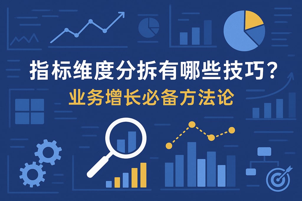 指标维度分拆有哪些技巧？业务增长必备方法论