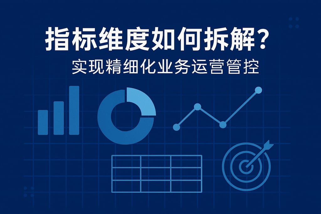 指标维度如何拆解？实现精细化业务运营管控