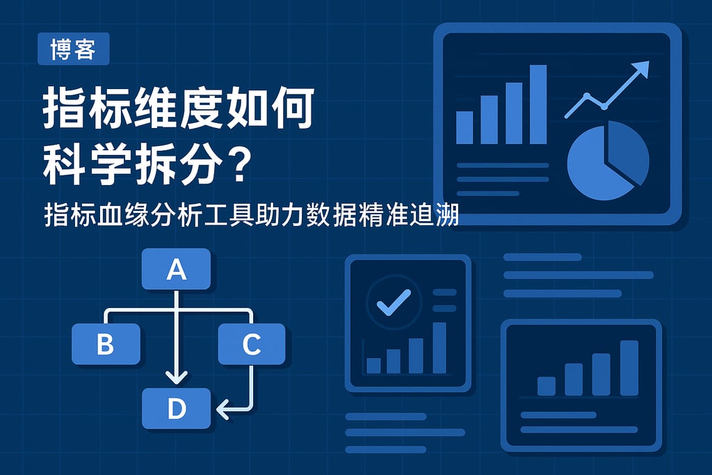 指标维度如何科学拆分？指标血缘分析工具助力数据精准追溯