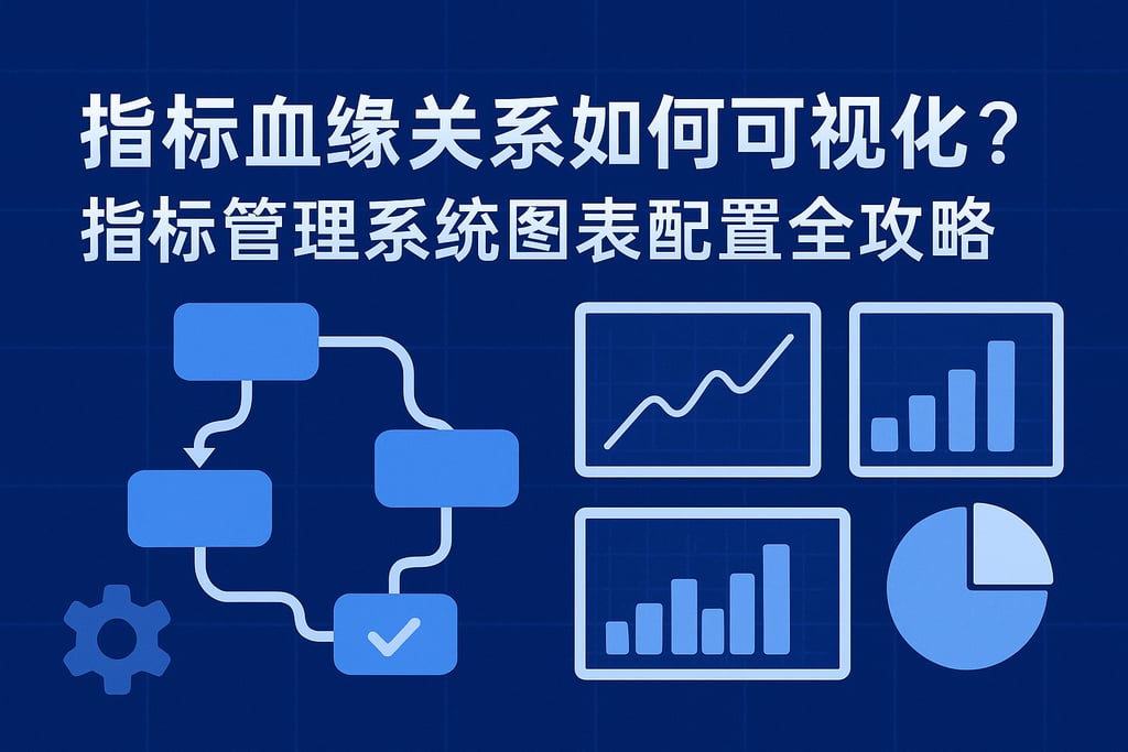 指标血缘关系如何可视化？指标管理系统图表配置全攻略