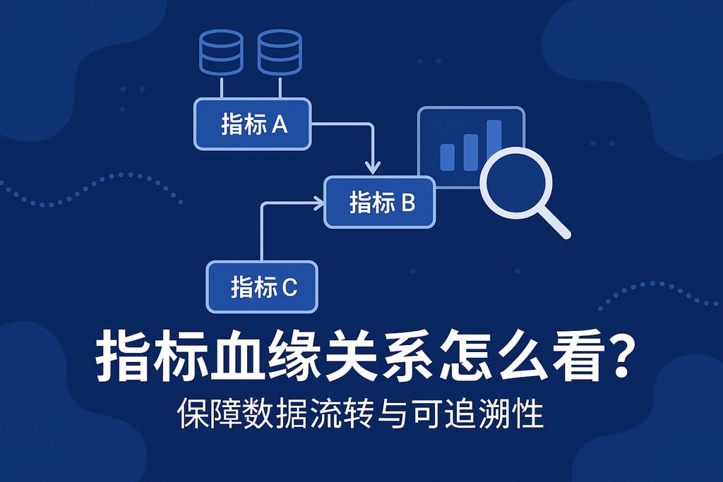 指标血缘关系怎么看？保障数据流转与可追溯性