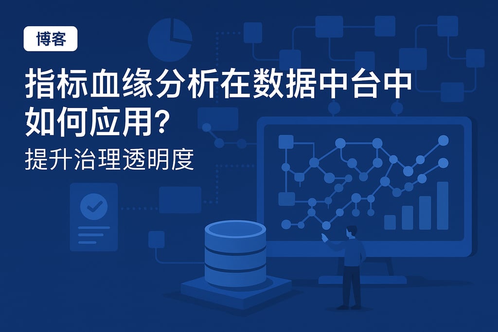指标血缘分析在数据中台中如何应用？提升治理透明度