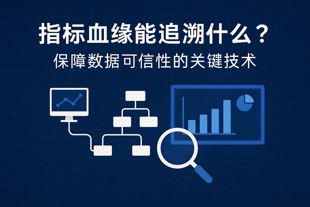指标血缘能追溯什么？保障数据可信性的关键技术