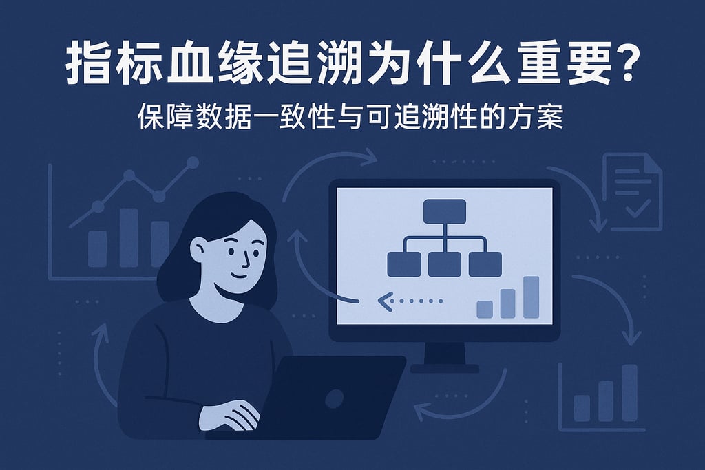 指标血缘追溯为什么重要？保障数据一致性与可追溯性的方案