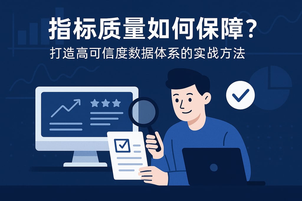 指标质量如何保障？打造高可信度数据体系的实战方法