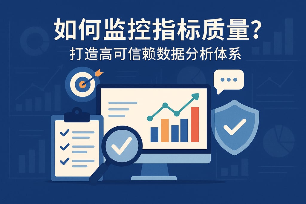 指标质量如何监控？打造高可信赖数据分析体系