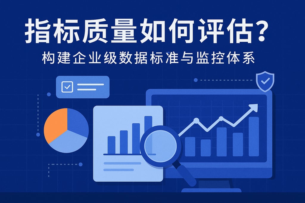 指标质量如何评估？构建企业级数据标准与监控体系