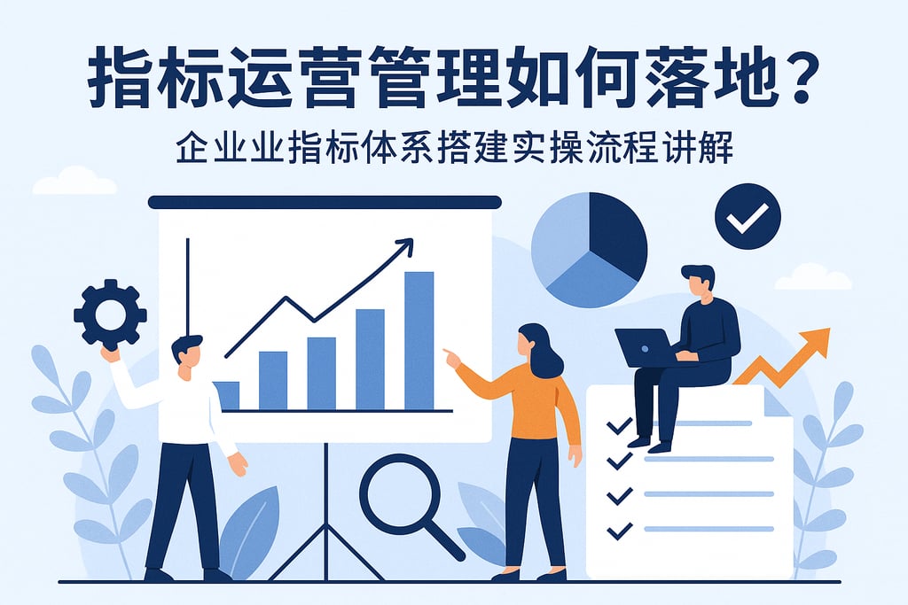 指标运营管理如何落地？企业指标体系搭建实操流程讲解