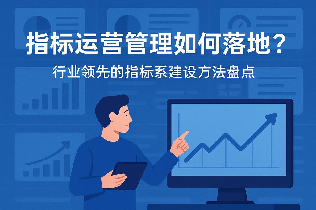 指标运营管理如何落地？行业领先的指标体系建设方法盘点