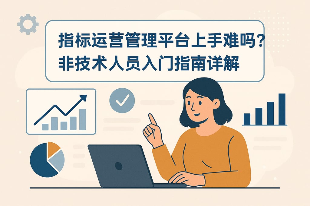 指标运营管理平台上手难吗？非技术人员入门指南详解