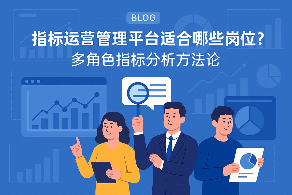 指标运营管理平台适合哪些岗位？多角色指标分析方法论