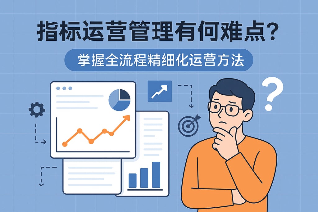指标运营管理有何难点？掌握全流程精细化运营方法