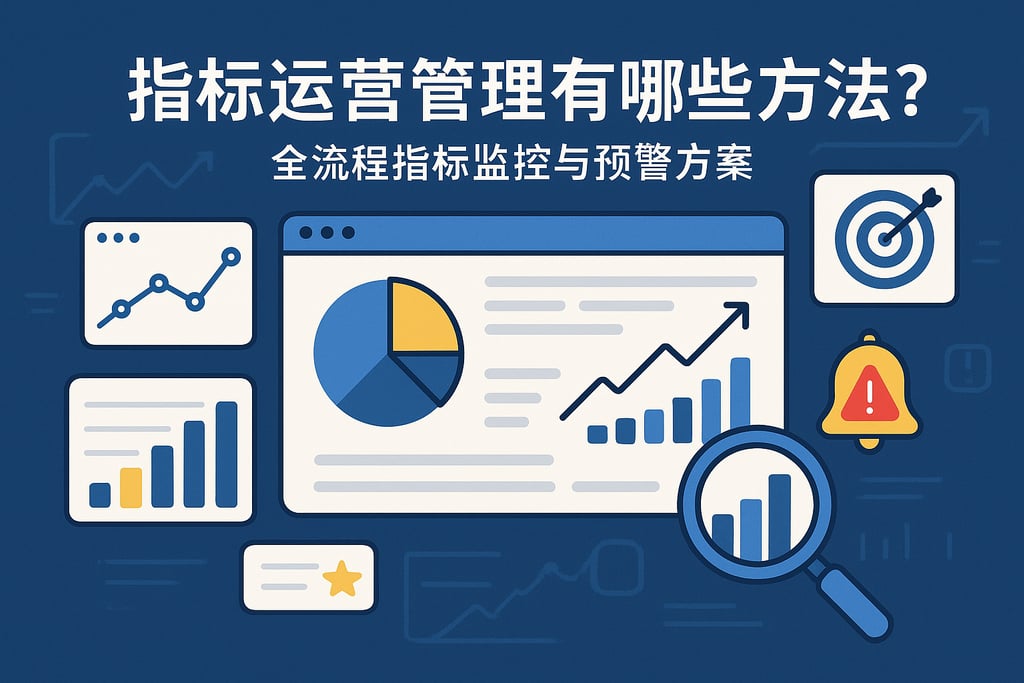 指标运营管理有哪些方法？全流程指标监控与预警方案