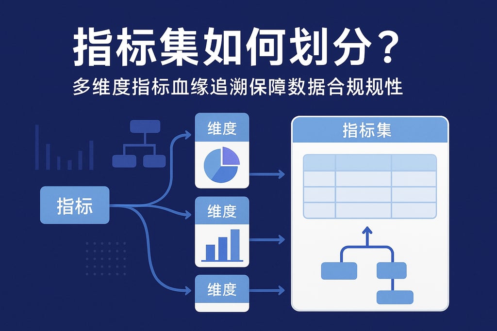 指标集如何划分？多维度指标血缘追溯保障数据合规性