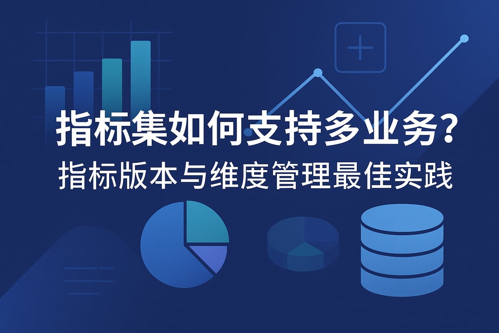 指标集如何支持多业务？指标版本与维度管理最佳实践