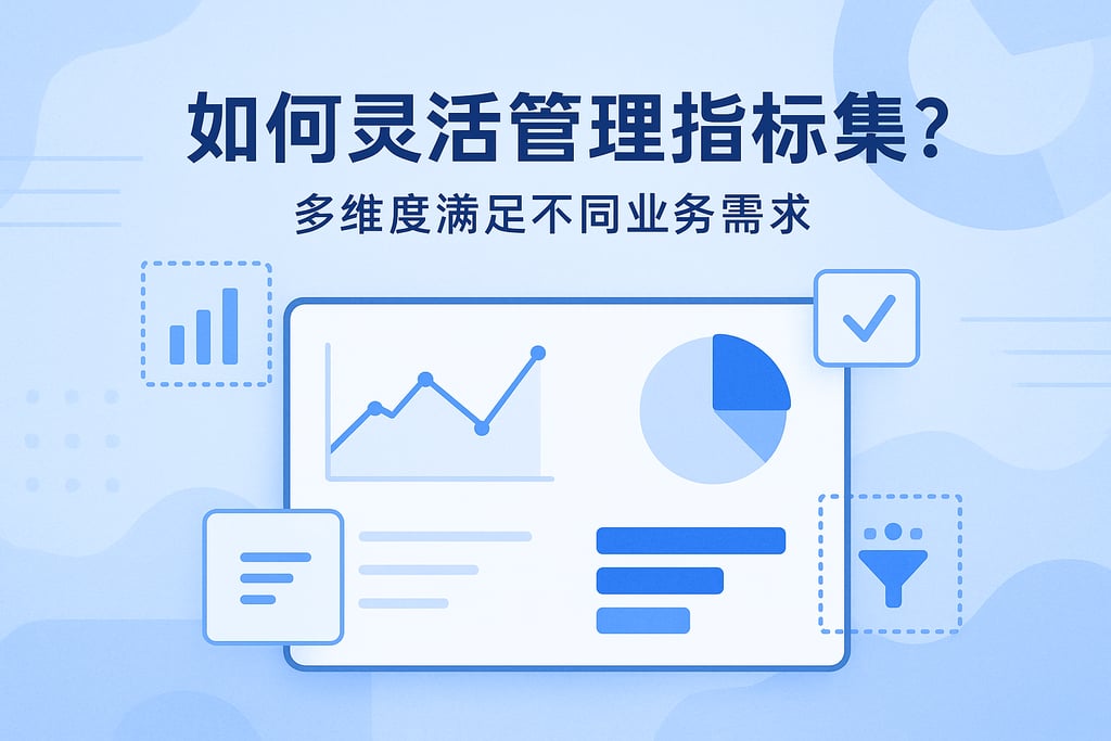 指标集如何灵活管理？多维度满足不同业务需求