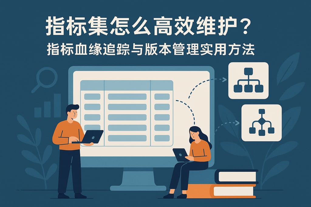 指标集怎么高效维护？指标血缘追踪与版本管理实用方法