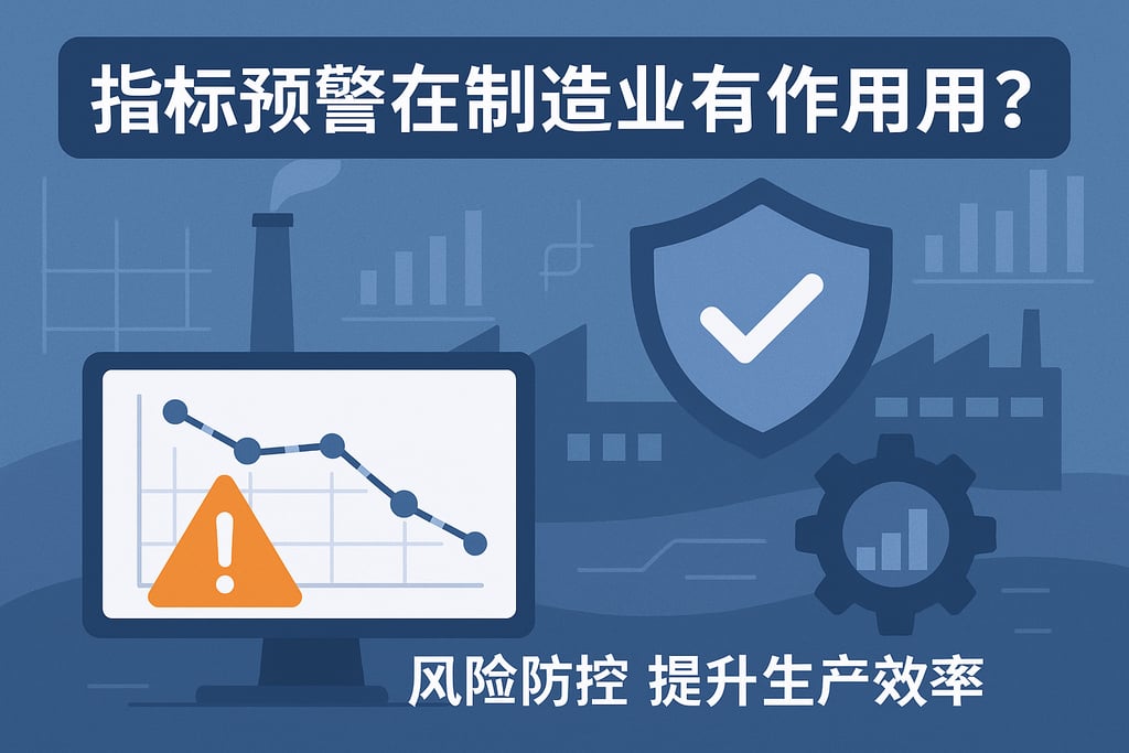 指标预警在制造业有什么作用？风险防控提升生产效率