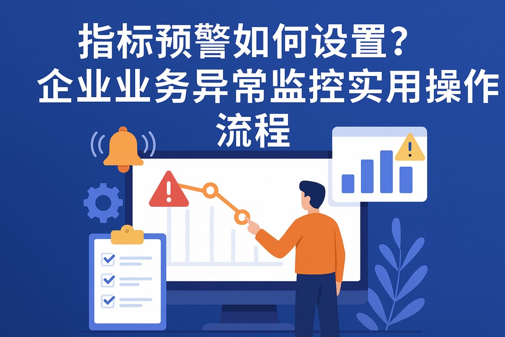指标预警如何设置？企业业务异常监控实用操作流程