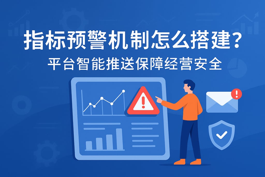 指标预警机制怎么搭建？平台智能推送保障经营安全