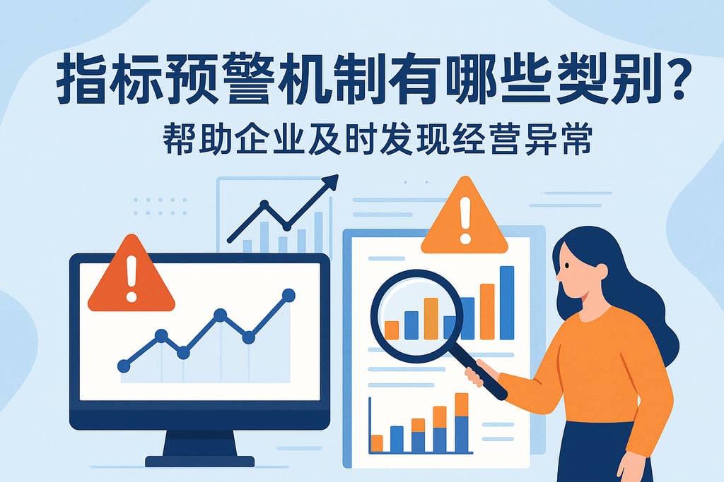 指标预警机制有哪些类型？帮助企业及时发现经营异常