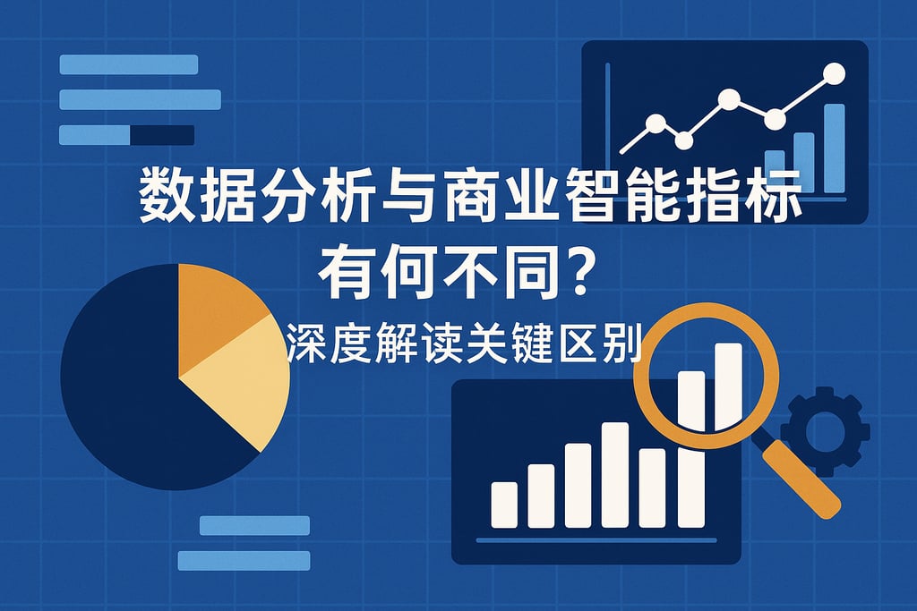 数据分析与商业智能指标有何不同？深度解读关键区别