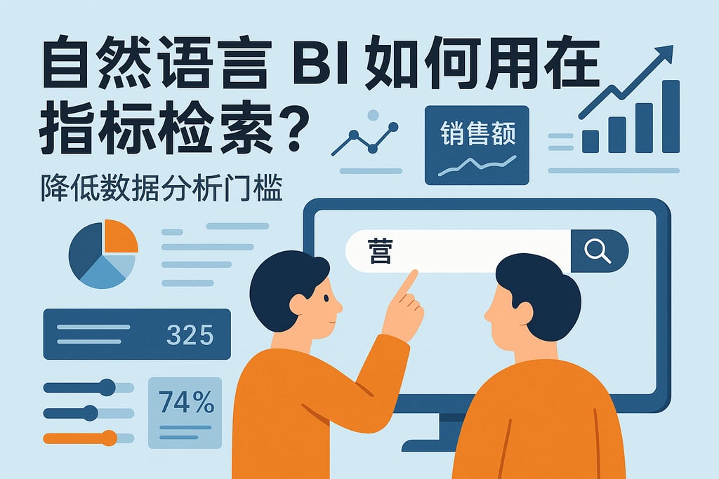 自然语言BI如何用在指标检索？降低数据分析门槛