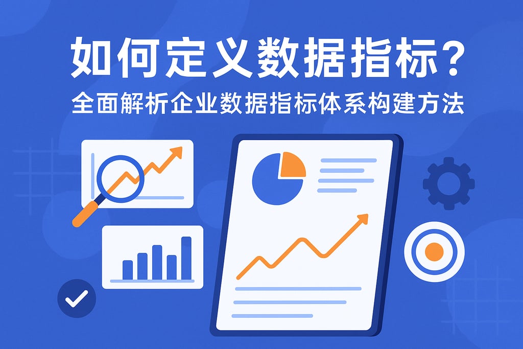 如何定义数据指标?全面解析企业数据指标体系构建方法 - FineBI数据分析知识库