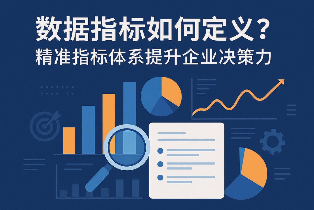 数据指标如何定义?精准指标体系提升企业决策力 - FineBI数据分析知识库