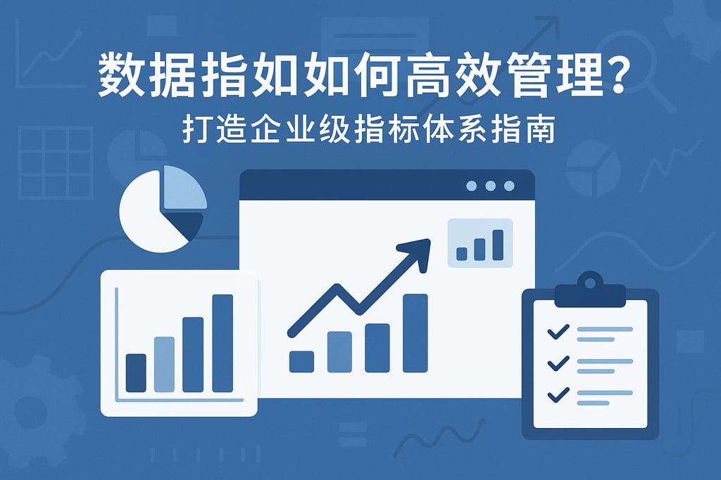 数据指标如何高效管理?打造企业级指标体系指南 - FineBI数据分析知识库