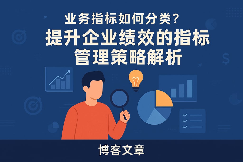 业务指标如何分类？提升企业绩效的指标管理策略解析