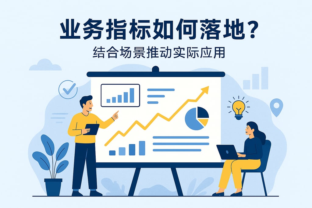 业务指标如何落地？结合场景推动实际应用