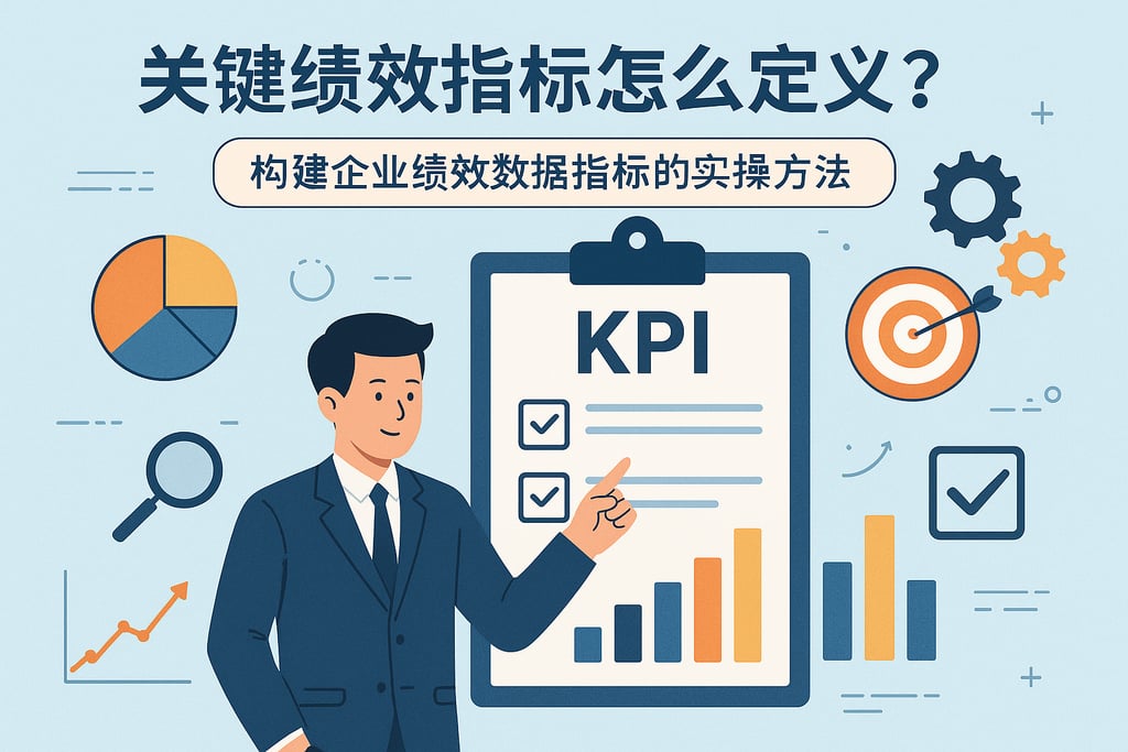 关键绩效指标怎么定义？构建企业绩效数据指标的实操方法