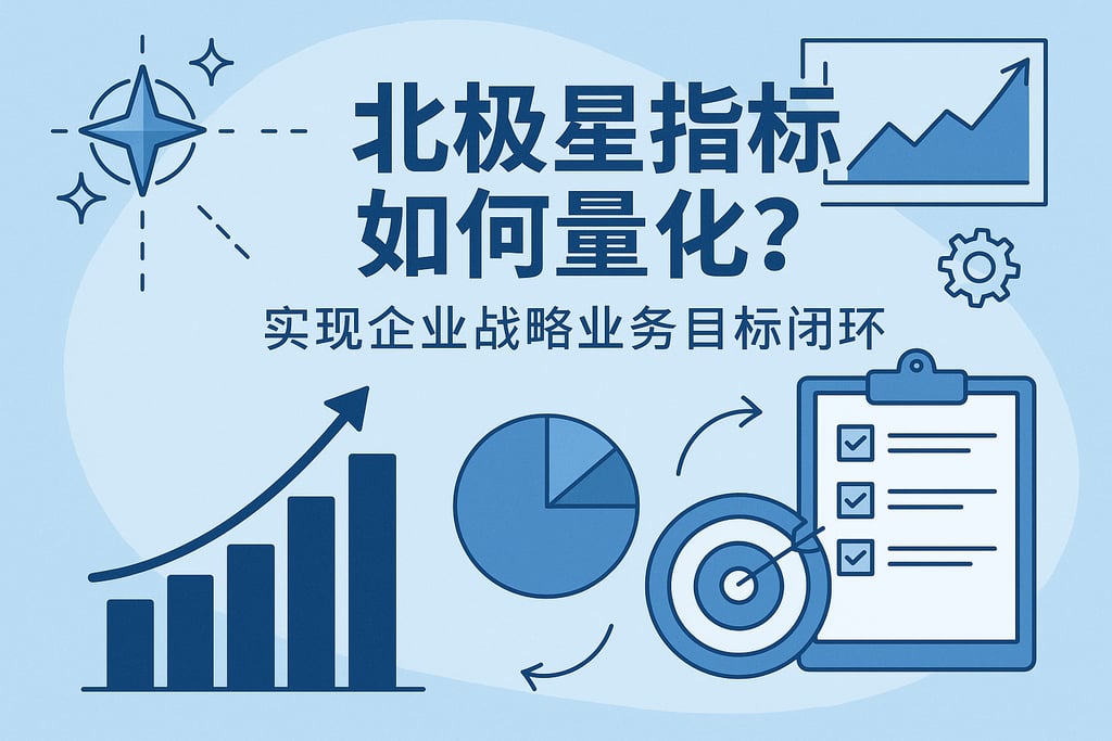北极星指标如何量化？实现企业战略业务目标闭环