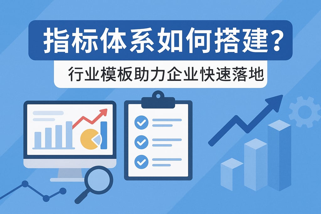 指标体系如何搭建？行业模板助力企业快速落地