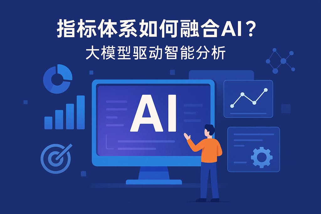 指标体系如何融合AI？大模型驱动智能分析。