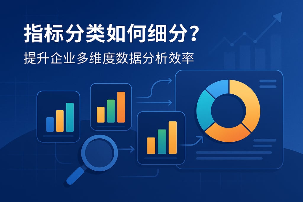 指标分类如何细分？提升企业多维度数据分析效率